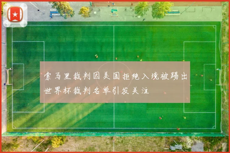 索马里裁判因美国拒绝入境被踢出世界杯裁判名单引发关注